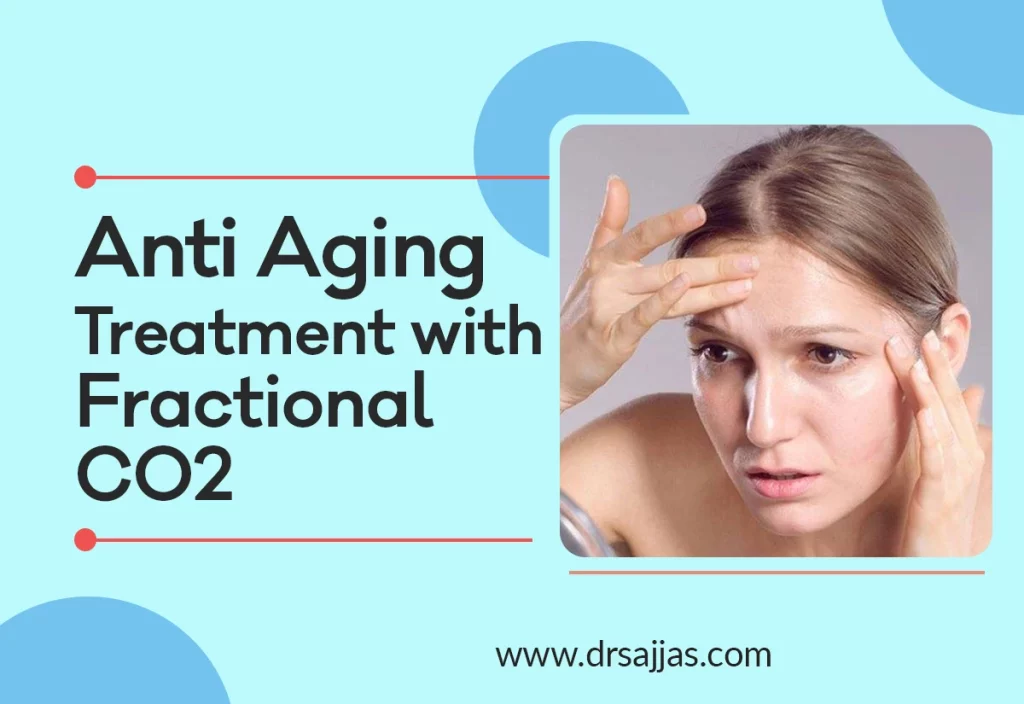 Anti aging treatment with fractional co2